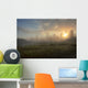 A Summer Sunrise On The Edge Of A Forest Fire Burn In Central Alberta Wall Mural