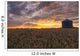 Sunrise Over A Barley Field And Grain Silo On A Farm Wall Mural