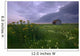 Prairie Wildflowers And An Old Farm Granary Under A Summer Storm Wall Mural