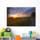 Sunset On The Rolling Hills Of The Prairies Of Alberta Wall Mural