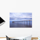 Wooden Pier On Lake Winnipeg At Dusk, Matlock, Manitoba, Canada Wall Mural