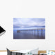 Wooden Pier On Lake Winnipeg At Dusk, Matlock, Manitoba, Canada Wall Mural