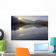 Sunrise Over The North Saskatchewan River In The Canadian Rockies Wall Mural
