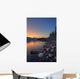 Summer Sunrise On Abraham Lake In The Canadian Rockies Wall Mural