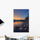 Summer Sunrise On Abraham Lake In The Canadian Rockies Wall Mural