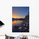 Summer Sunrise On Abraham Lake In The Canadian Rockies Wall Mural