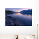 Summer Sunrise On Abraham Lake In The Canadian Rockies Wall Mural