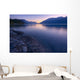 Summer Sunrise On Abraham Lake In The Canadian Rockies Wall Mural