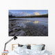 Winter Sunrise On The Athabasca River In Jasper National Park Wall Mural
