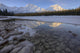 Winter Sunrise On The Athabasca River In Jasper National Park Wall Mural