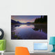 Early Morning On A Fog Covered Maligne Lake In Jasper National Park Wall Mural