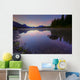 Early Morning On A Fog Covered Maligne Lake In Jasper National Park Wall Mural