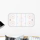 Eishockey Spielfeld Vektor Wall Decal