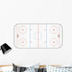 Eishockey Spielfeld Vektor Wall Decal