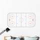 Eishockey Spielfeld Vektor Wall Decal