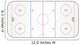 Eishockey Spielfeld Vektor Wall Decal