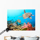 Butterflyfishes and Turtle Wall Mural
