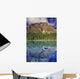 Chephren Lake And Mt Chephren, Banff National Park, Alberta Wall Mural