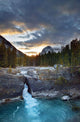 Kicking Horse River At The Natural Bridge Wall Mural
