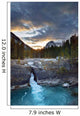 Kicking Horse River At The Natural Bridge Wall Mural
