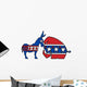 political face off Wall Decal