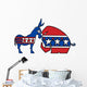 political face off Wall Decal