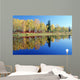 Fall Trees And Whiteshell River, Whiteshell Provincial Park, Monitoba Wall Mural