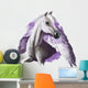 Artistic Splash Purple Pegasus Wall Decal