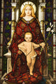 Stained Glass Window Madonna