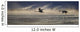 Trumpeter Swan Silhouetted In Flight Near Swan Haven, Yukon Territory Wall Mural