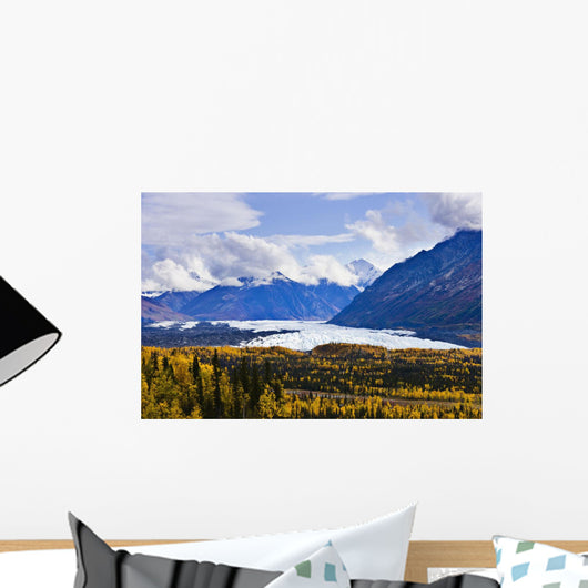 Matanuska Glacier Along Glenn Highway, Alaska Wall Mural