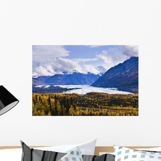 Matanuska Glacier Along Glenn Highway, Alaska Wall Mural
