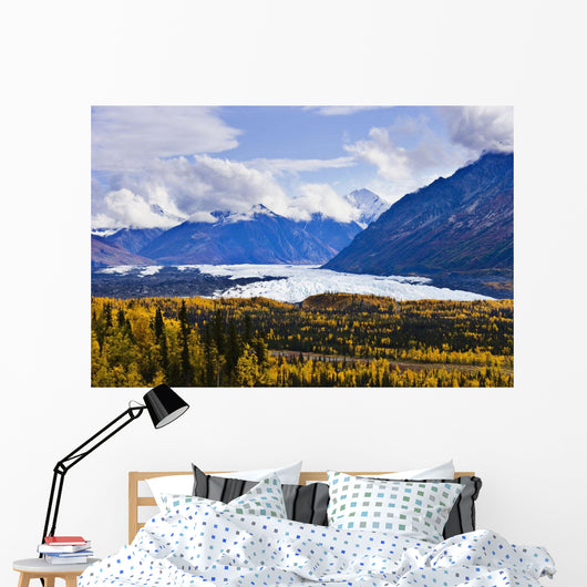 Matanuska Glacier Along Glenn Highway, Alaska Wall Mural