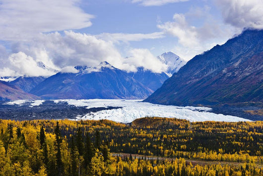 Matanuska Glacier Along Glenn Highway, Alaska Wall Mural