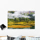 Tern Lake, Fog And Fall Colours, Alaska Wall Mural