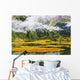 Tern Lake, Fog And Fall Colours, Alaska Wall Mural