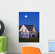 Abandoned House And Moon At Dusk, Perce, Gaspesie, Quebec Wall Mural