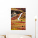 Grizzly Bears And Fall Colours, Denali National Park, Alaska Wall Mural