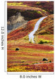 Grizzly Bears And Fall Colours, Denali National Park, Alaska Wall Mural
