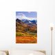 Fall Colours And Alaska Range, Denali National Park, Alaska Wall Mural