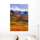 Fall Colours And Alaska Range, Denali National Park, Alaska Wall Mural