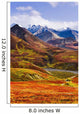 Fall Colours And Alaska Range, Denali National Park, Alaska Wall Mural