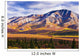 Fall Colours And Fang Mountain, Denali National Park, Alaska Wall Mural