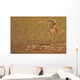 Painterly Effect Of Burrowing Owl Taking Flight Wall Mural