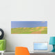 Panoramic Picture Of Patterns In Farmer's Field, Saskatchewan Wall Mural