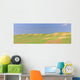 Panoramic Picture Of Patterns In Farmer's Field, Saskatchewan Wall Mural