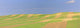 Panoramic Picture Of Patterns In Farmer's Field, Saskatchewan Wall Mural