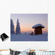 Evening Impression Mountain Wall Decal