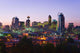 Skyline At Dusk, Calgary, Alberta Wall Mural
