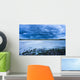 Dry Salt Lake And Clouds At Dusk Near Mortlach, Saskatchewan Wall Mural